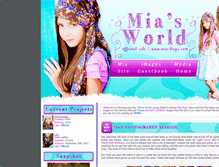 Tablet Screenshot of mia-hays.com